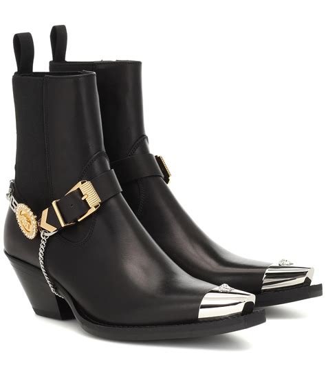 versace combat boots womens|versace cowboy boots.